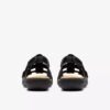 Sandales plates Laurieann Ivy en cuir noir pour femme Sandales plates Laurieann Ivy en cuir noir pour femme