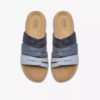 Sandales plates Maelynn Abby bleues pour femme