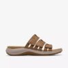 Sandales plates Maelynn Abby en cuir beige pour femme Sandales plates Maelynn Abby en cuir beige pour femme