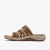Sandales plates Maelynn Abby en cuir beige pour femme Sandales plates Maelynn Abby en cuir beige pour femme