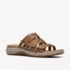Sandales plates Maelynn Abby en cuir beige pour femme Sandales plates Maelynn Abby en cuir beige pour femme