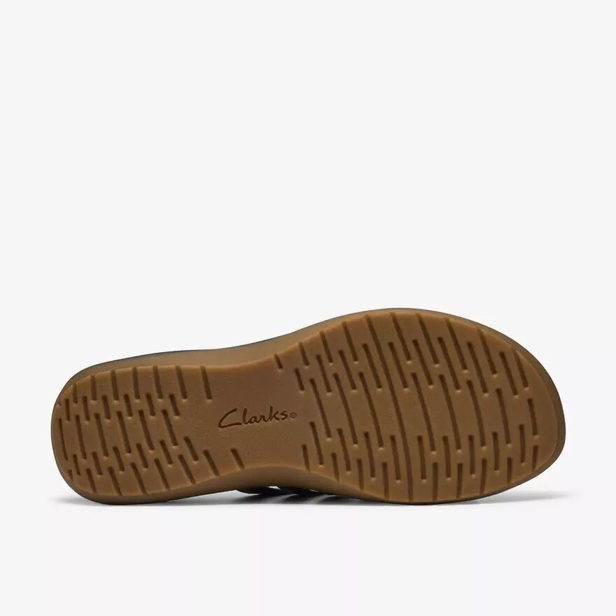Sandales plates Maelynn Abby en cuir noir pour femme Sandales plates Maelynn Abby en cuir noir pour femme