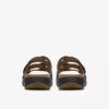 Sandales plates Maelynn Abby en cuir noir pour femme Sandales plates Maelynn Abby en cuir noir pour femme