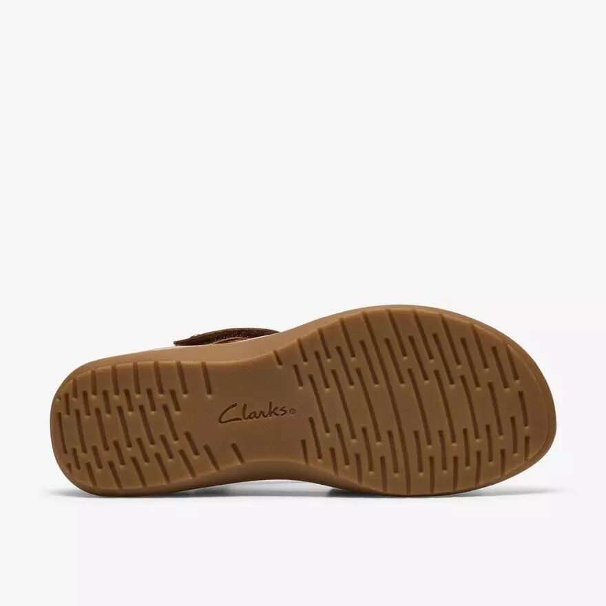Sandales plates Maelynn Gem en nubuck beige pour femme Sandales plates Maelynn Gem en nubuck beige pour femme