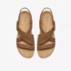 Sandales plates Maelynn Gem en nubuck beige pour femme Sandales plates Maelynn Gem en nubuck beige pour femme