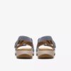 Sandales plates Maelynn Gem pour femme, en nubuck bleu denim