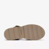 Sandales plates Orinoco3 Cross en cuir crème pour femme Sandales plates Orinoco3 Cross en cuir crème pour femme