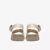 Sandales plates Orinoco3 Cross en cuir crème pour femme Sandales plates Orinoco3 Cross en cuir crème pour femme