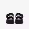 Sandales plates Orinoco3 Cross en cuir noir pour femme Sandales plates Orinoco3 Cross en cuir noir pour femme