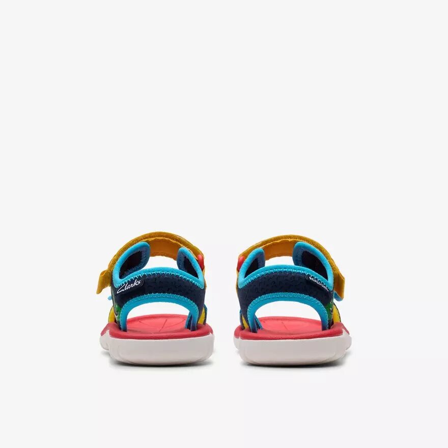 Sandales plates pour enfants « Surfing Ace » à imprimé bleu marine Sandales plates pour enfants « Surfing Ace » à imprimé bleu marine