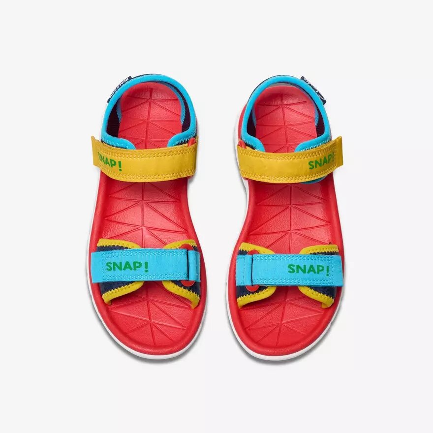 Sandales plates pour enfants « Surfing Ace » à imprimé bleu marine Sandales plates pour enfants « Surfing Ace » à imprimé bleu marine