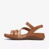 Sandales plates pour femme Cecily Mix, combinaison de couleurs beiges Sandales plates pour femme Cecily Mix, combinaison de couleurs beiges