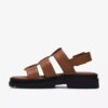 Sandales plates pour femme Orinoco3 Strap en cuir beige Sandales plates pour femme Orinoco3 Strap en cuir beige