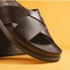 Sandales plates pour homme Torford Cross en cuir marron Sandales plates pour homme Torford Cross en cuir marron