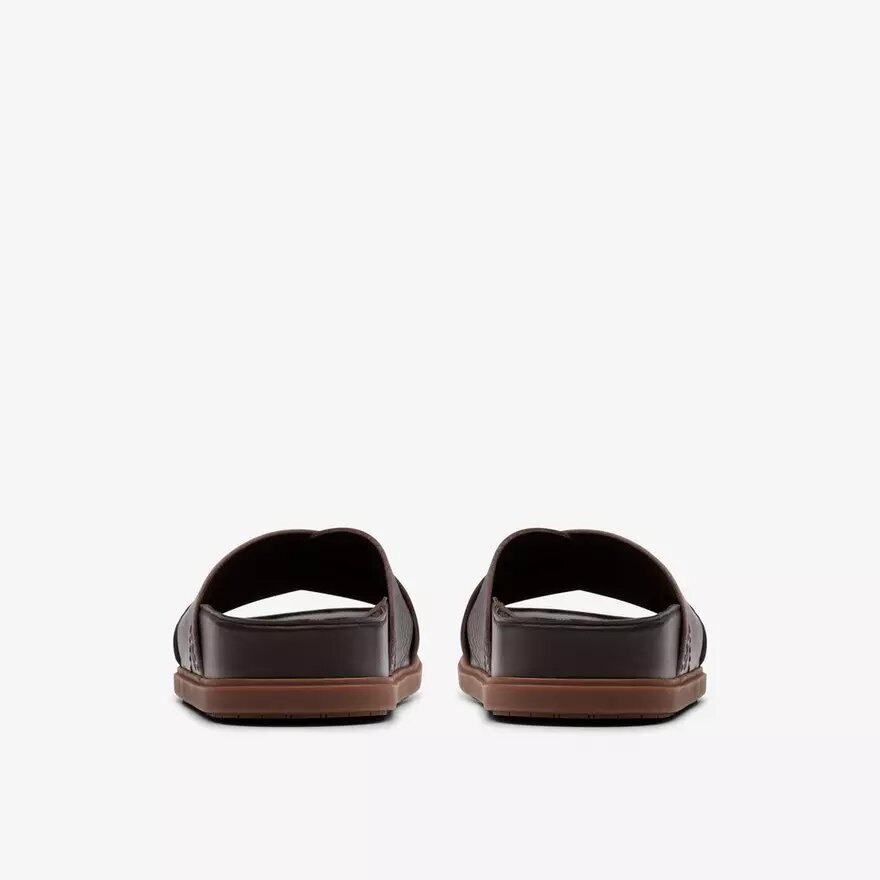 Sandales plates pour homme Torford Cross en cuir marron Sandales plates pour homme Torford Cross en cuir marron
