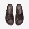 Sandales plates pour homme Torford Cross en cuir marron Sandales plates pour homme Torford Cross en cuir marron