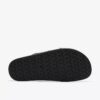 Sandales plates Torford Cross en cuir noir pour homme Sandales plates Torford Cross en cuir noir pour homme