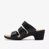 Sandales à talons Emily 2 Adella en cuir noir pour femme