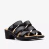 Sandales à talons Emily 2 Adella en cuir noir pour femme