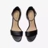 Sandales à talons en cuir noir Ezoria Mae pour femme