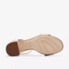 Sandales à talons Ezoria Mae Sand en cuir verni pour femme