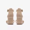 Sandales à talons Ezoria Mae Sand en cuir verni pour femme