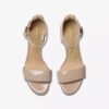 Sandales à talons Ezoria Mae Sand en cuir verni pour femme