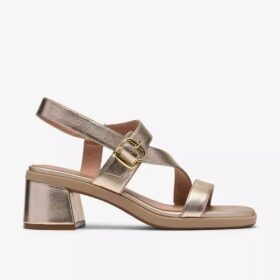 Sandales à talons Jaylan Sol Champagne pour femme
