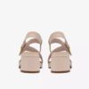 Sandales à talons Jaylan Sol en cuir blanc cassé pour femme