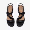 Sandales à talons Jaylan Sol en cuir noir pour femme