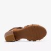 Sandales à talons Kymber Glow en cuir beige pour femme Sandales à talons Kymber Glow en cuir beige pour femme