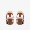 Sandales à talons Kymber Glow en cuir crème pour femme Sandales à talons Kymber Glow en cuir crème pour femme