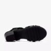 Sandales à talons Kymber Glow en cuir noir pour femme Sandales à talons Kymber Glow en cuir noir pour femme