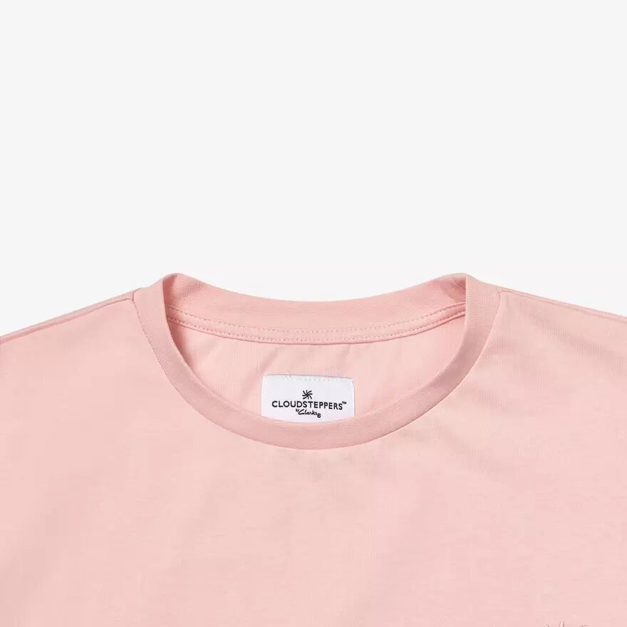 T-shirt Cloudsteppers Core rose poudré T-shirt Cloudsteppers Core rose poudré