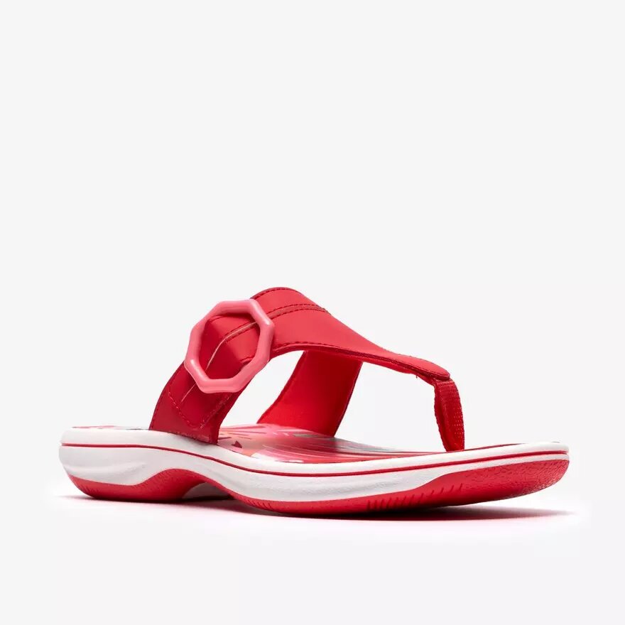 Tongs Breeze Cove pour femme, rouge coquelicot Tongs Breeze Cove pour femme, rouge coquelicot