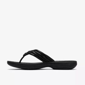 Tongs Breeze Gem noires pour femme