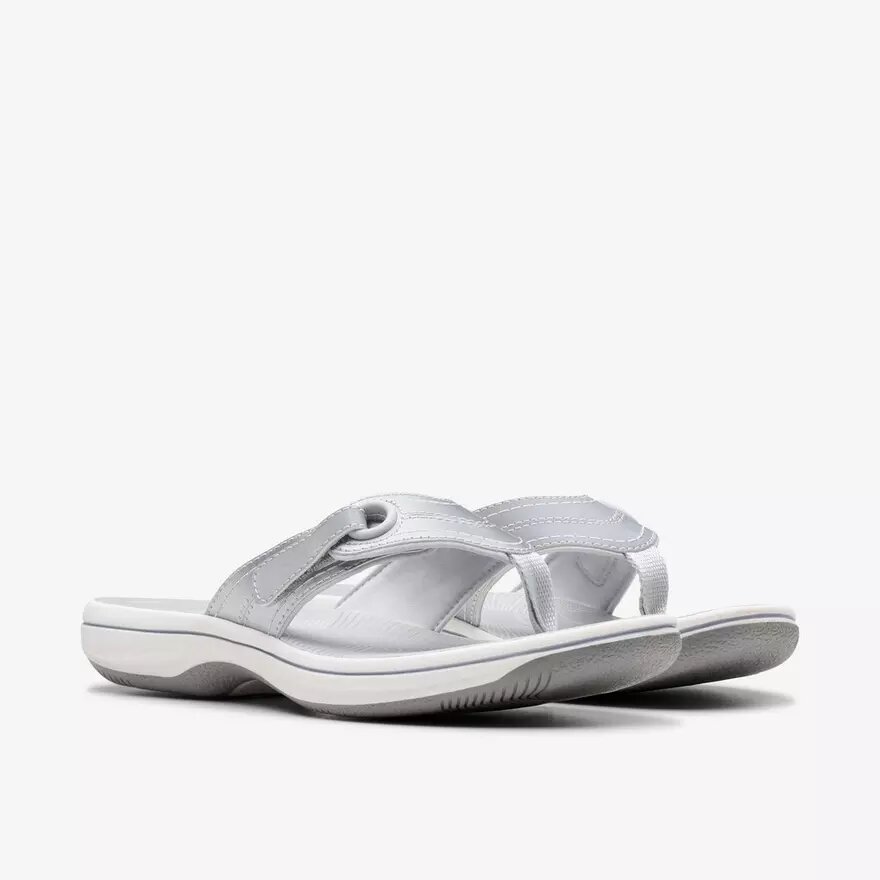 Tongs Breeze Reyna Silver Cloudsteppers™ pour femme Tongs Breeze Reyna Silver Cloudsteppers™ pour femme