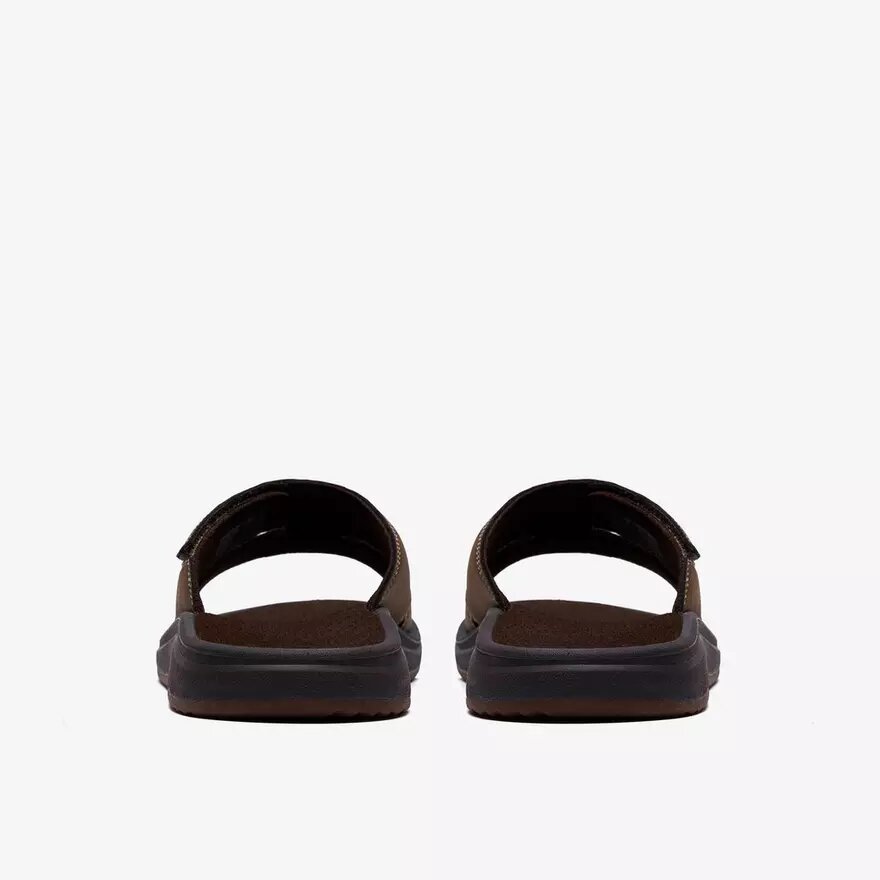 Tongs Breeze Slide pour homme, marron foncé | clarks Tongs Breeze Slide pour homme, marron foncé | clarks