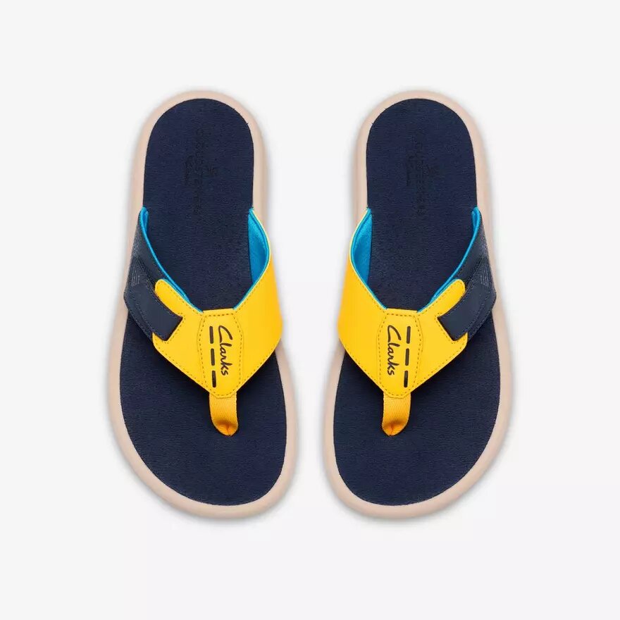 Tongs M Breeze pour homme, combinaison jaune Tongs M Breeze pour homme, combinaison jaune