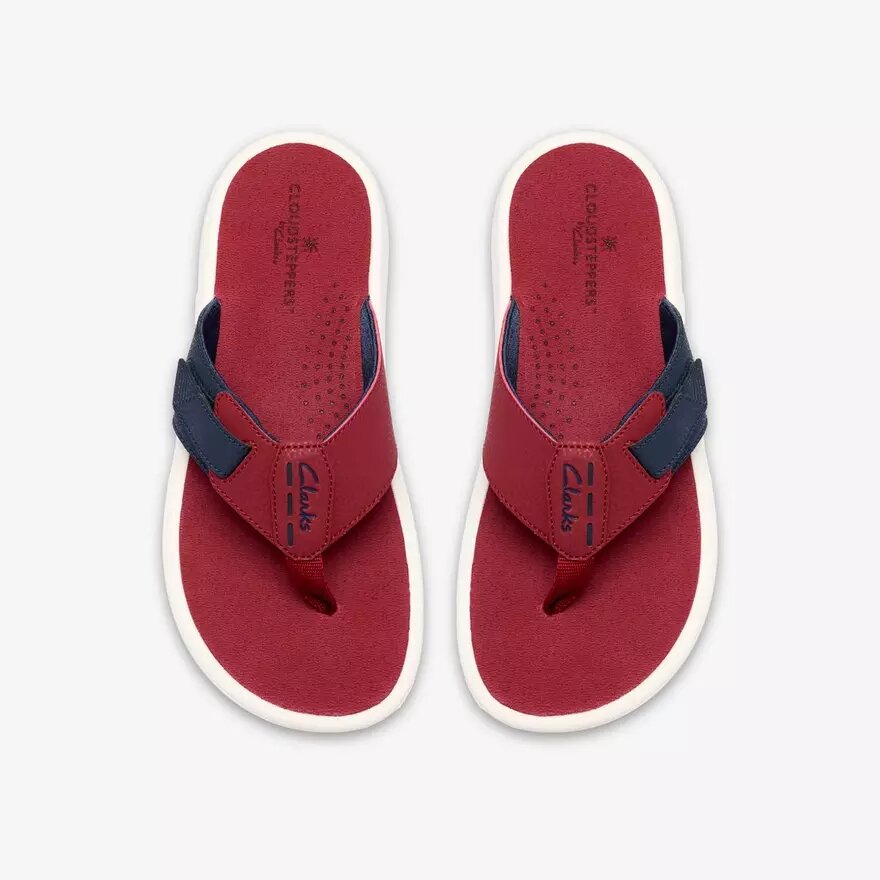 Tongs M Breeze rouges pour homme Tongs M Breeze rouges pour homme