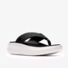 Tongs Solevana Post noires pour femme Tongs Solevana Post noires pour femme
