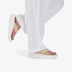 Tongs Solevana Post pour femme, couleur sable