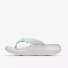 Tongs Solevana Post pour femme, vert écume de mer