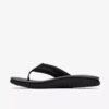 Tongs Wesley Surf en cuir noir pour homme Tongs Wesley Surf en cuir noir pour homme