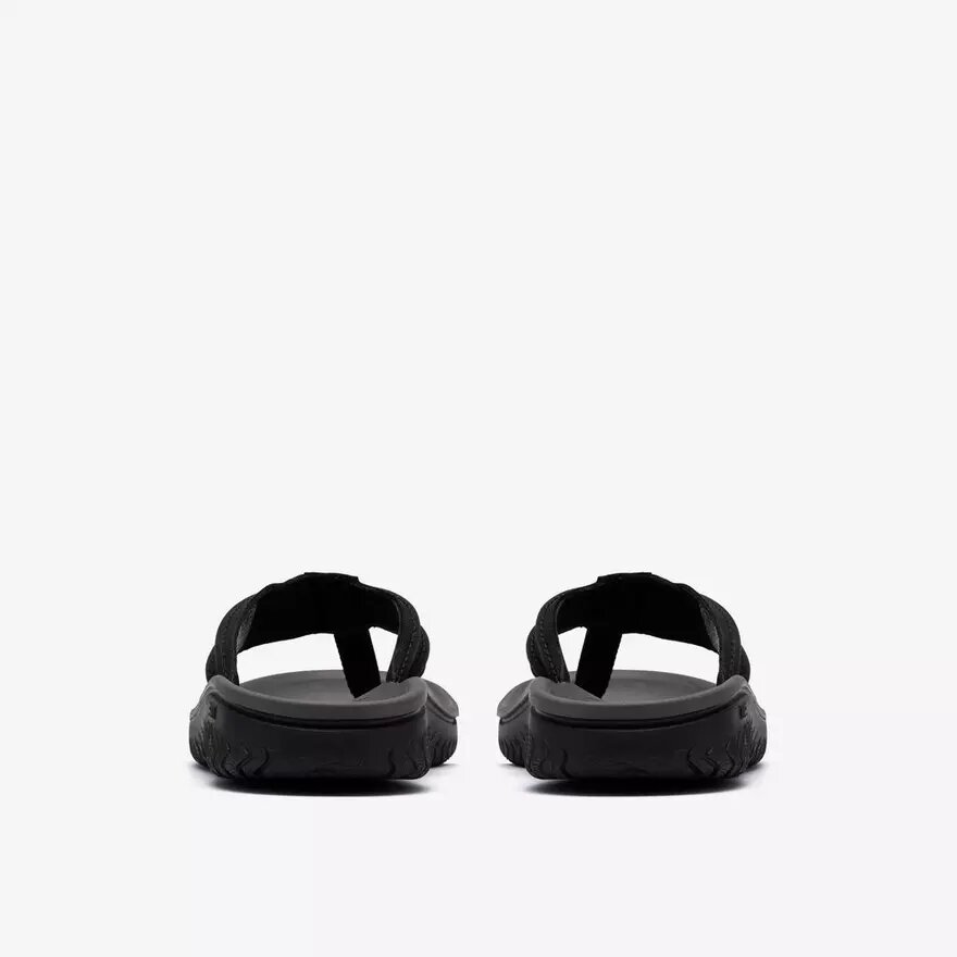 Tongs Wesley Surf en cuir noir pour homme Tongs Wesley Surf en cuir noir pour homme