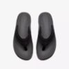 Tongs Wesley Surf en cuir noir pour homme Tongs Wesley Surf en cuir noir pour homme