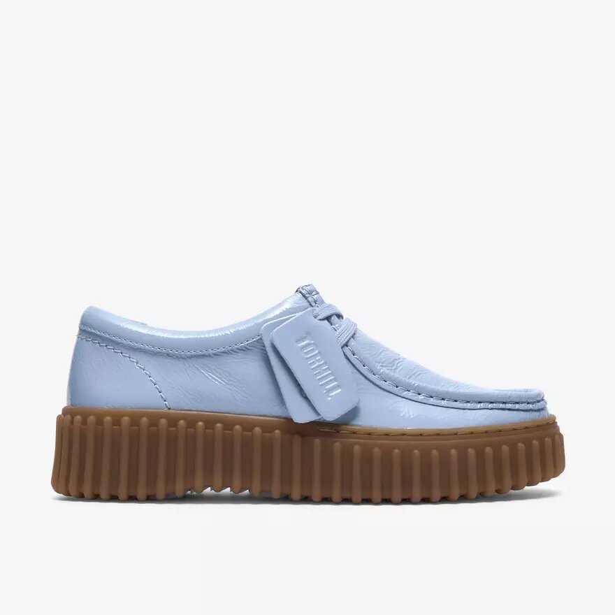 Torhill Bee pour femme en cuir verni bleu clair Torhill Torhill Bee pour femme en cuir verni bleu clair Torhill