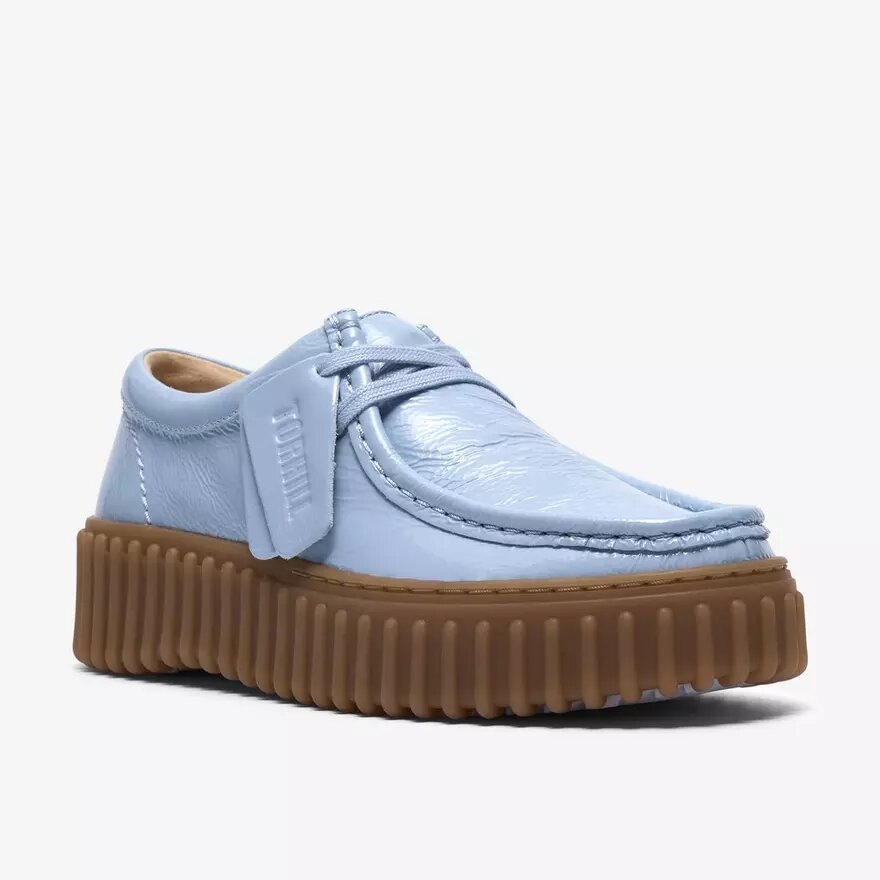 Torhill Bee pour femme en cuir verni bleu clair Torhill Torhill Bee pour femme en cuir verni bleu clair Torhill