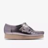 Wallabee 2604 pour femme en cuir verni argenté Wallabee 2604 pour femme en cuir verni argenté
