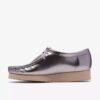 Wallabee 2604 pour femme en cuir verni argenté Wallabee 2604 pour femme en cuir verni argenté